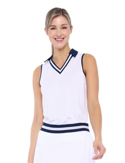 Belyn Key AVA PIQUE SLEEVELESS (MULTIPLE COLORS)