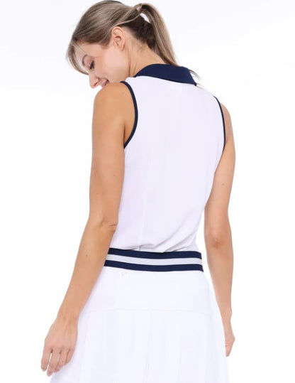 Belyn Key AVA PIQUE SLEEVELESS (MULTIPLE COLORS)