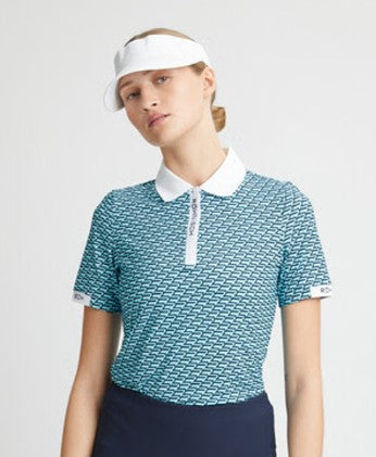 Rohnisch Abby Capri  Short Sleeve Polo Shirt