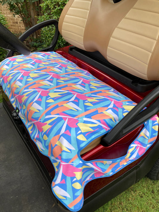 Birdie Balou Abstract Art Golf Cart Seat Cover