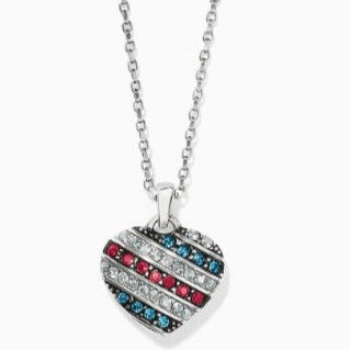 Brighton Americana Heart Necklace