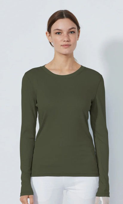 Daily Sports Ancona Long Sleeve Round Neck Top (Multiple Colors)