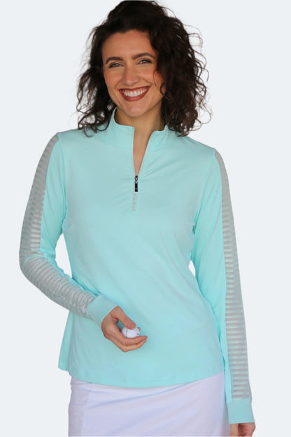 FAMARA Long Sleeve Golf Shirt (Multiple Colors) NEW COLORS