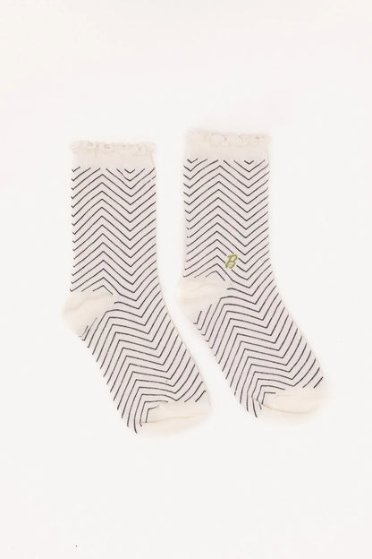 FORE ALL Barbie Maude Ruffle Sock (Multiple Colors)