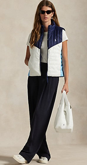 Ralph Lauren RLX BASEDOWN MICRO RIPSTOP FULL-ZIP VEST (REVERSIBLE)