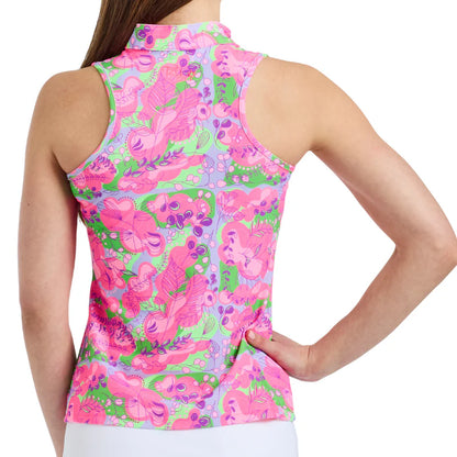 Tzu Tzu GARDEN PARTY BELLA Sleeveless Racerback Top