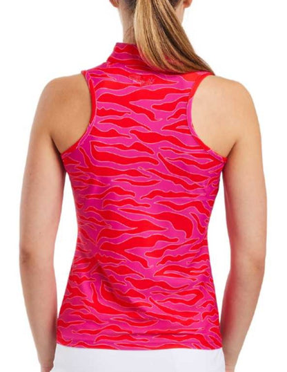 Tzu Tzu  BELLA HUNTRESS MODIFIED RACERBACK SLEEVELESS TOP