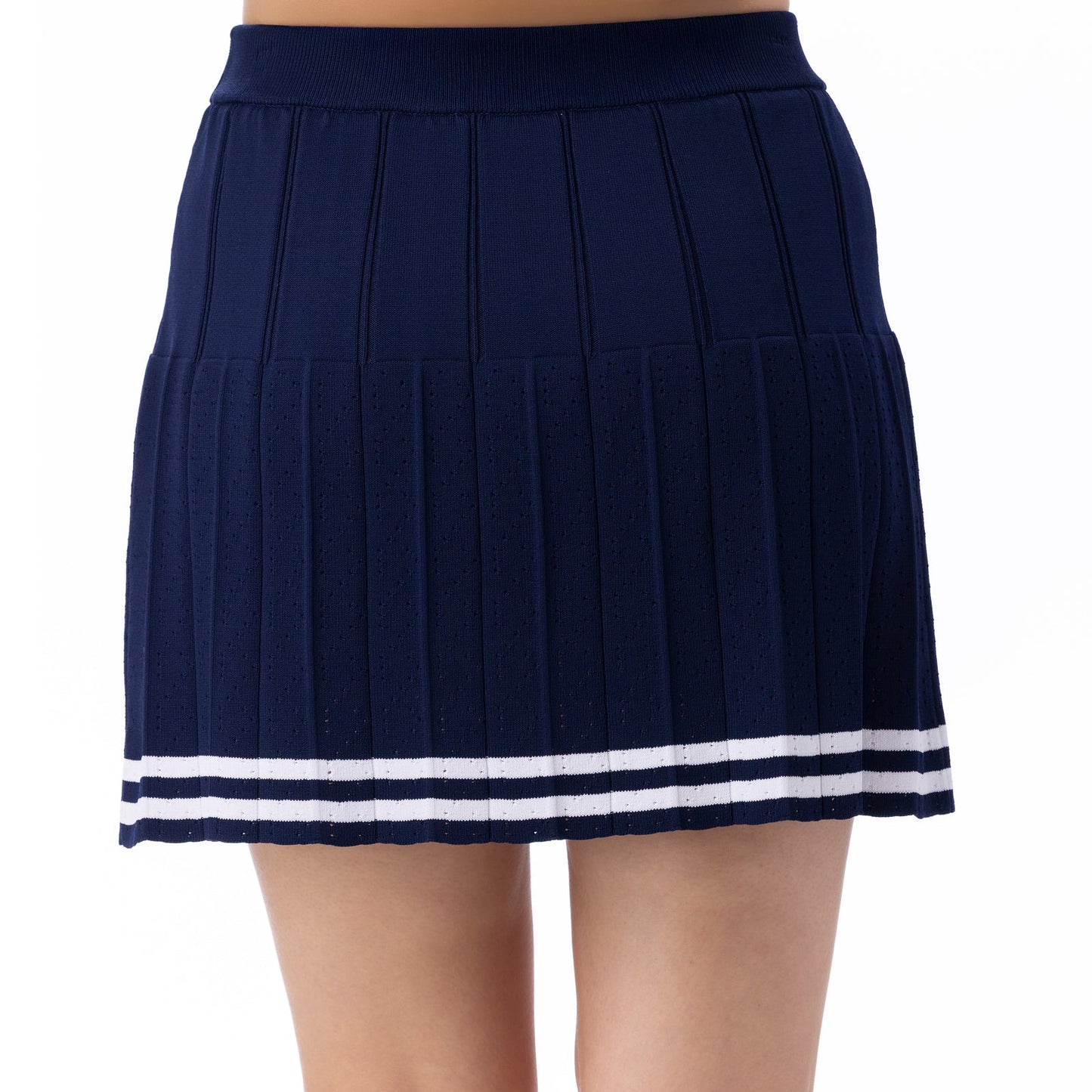 Belyn Key PALM BEACH Pointelle Sweater 16.25" Skort