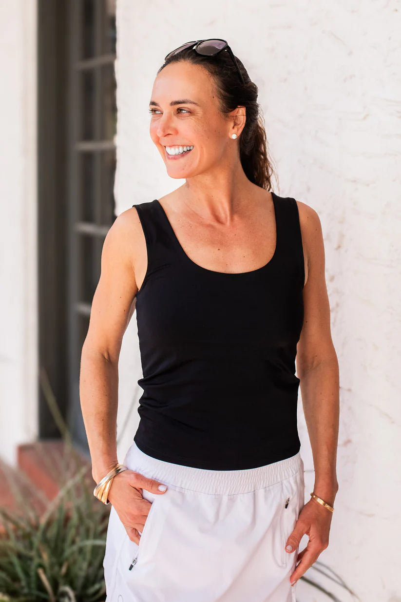 The Bubble Butterfly Sleeveless Solid Top (Multiple Colors)