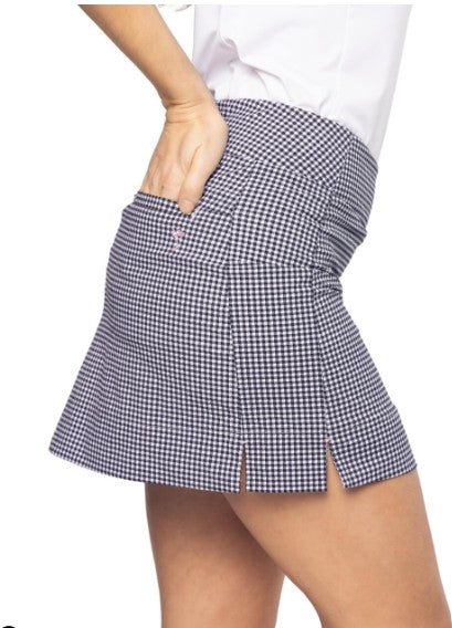 Golftini Be an Athlete Skort - 15.5" or 17" in Black/White Check