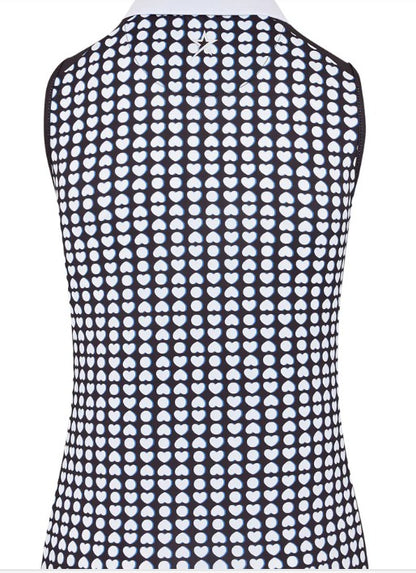 SWING OUT SISTER Jumping Beans Beth Pattern Frill Sleeveless Top