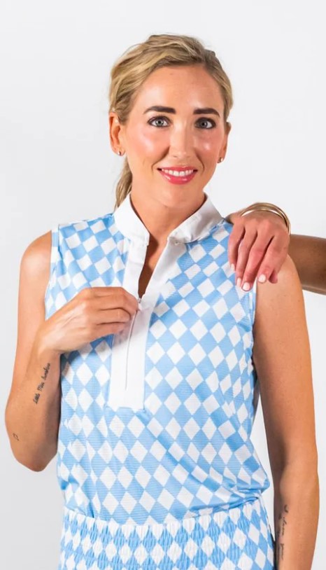 The Bubble Birch Pretty in Pink Sleeveless Print Top