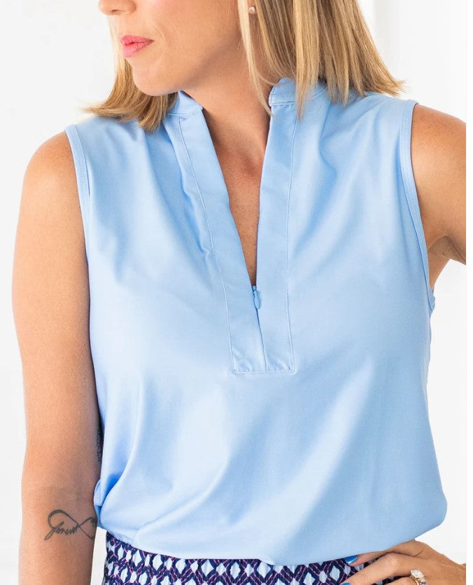 The Bubble Birch Sleeveless Solid Top (Multiple Colors)