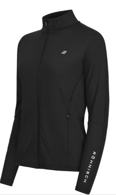 Rohnisch Blake Black Thermal Full Zip Mid-Layer Top