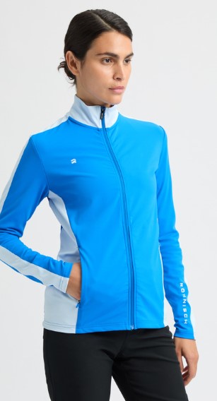 Rohnisch Blake Bright Blue Thermal Full Zip Mid-Layer Top