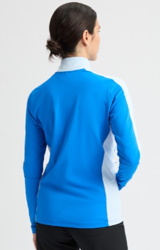 Rohnisch Blake Bright Blue Thermal Full Zip Mid-Layer Top