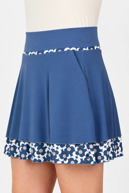 Sofibella QUIET FORCE 16" Flounce Skort