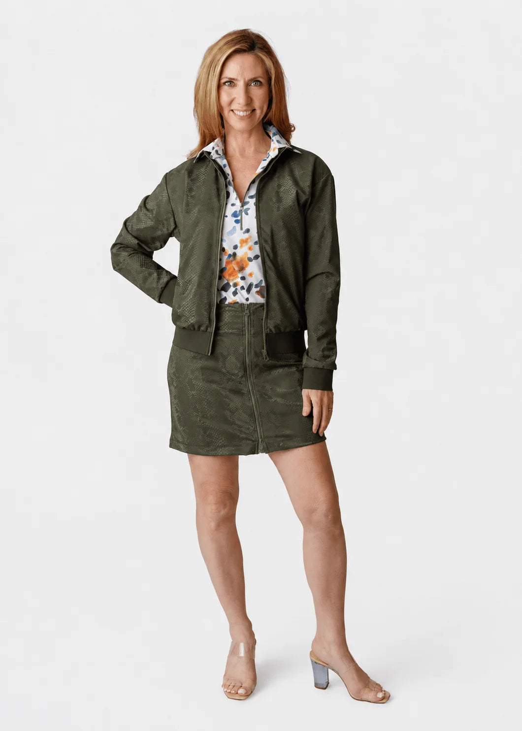 Amy Sport MEDITERRANEAN Danni Bomber Jacket (Multiple Colors)