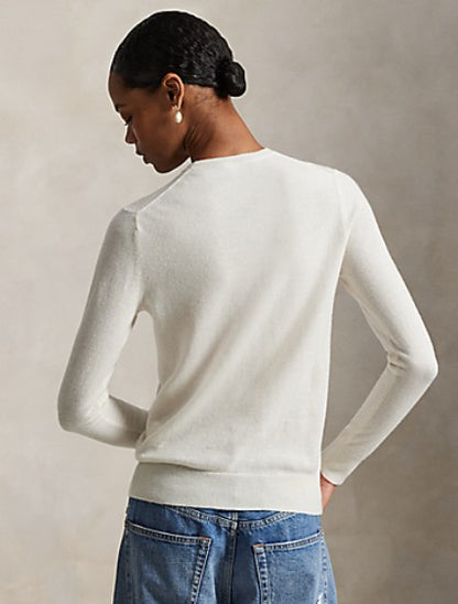 Ralph Lauren RLX LONG-SLEEVE CASHMERE CREWNECK SWEATER (Multiple Colors)