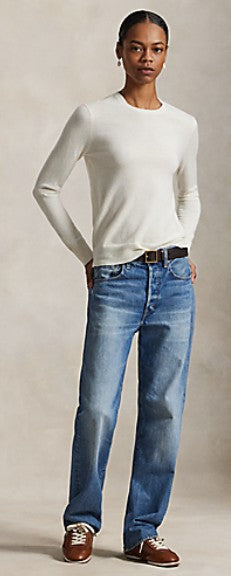 Ralph Lauren RLX LONG-SLEEVE CASHMERE CREWNECK SWEATER (Multiple Colors)