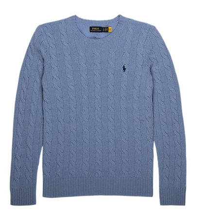 Ralph Lauren RLX LONG-SLEEVE PIMA COTTON JULIANNA CREWNECK SWEATER (MULTIPLE COLORS)