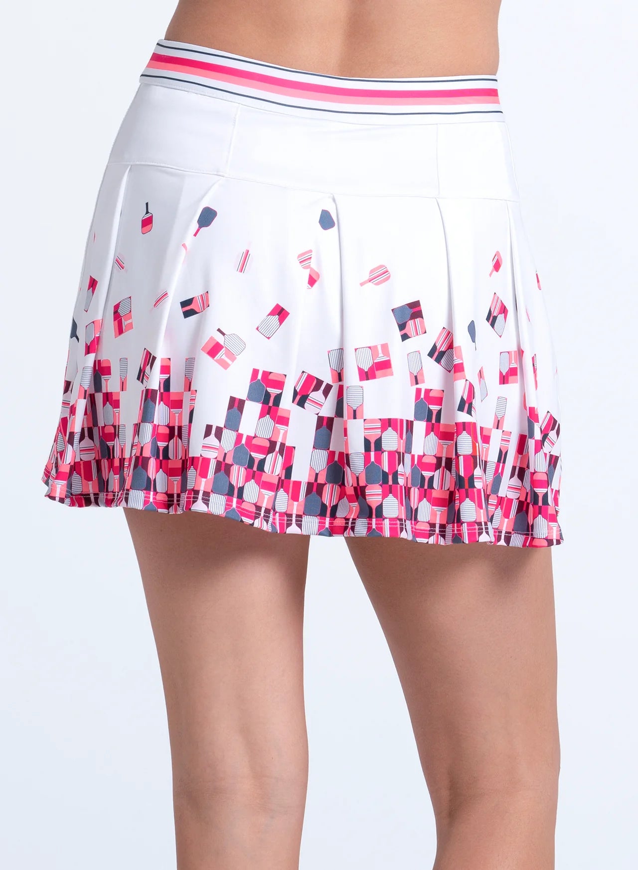 Lucky in Love THE GLOW SET Pixel Rally Pickleball Skirt