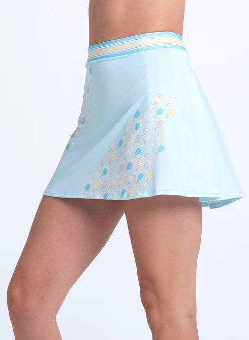 Lucky in Love LAVISH LANE Paddle Sprinkle Pickleball Skort 15"