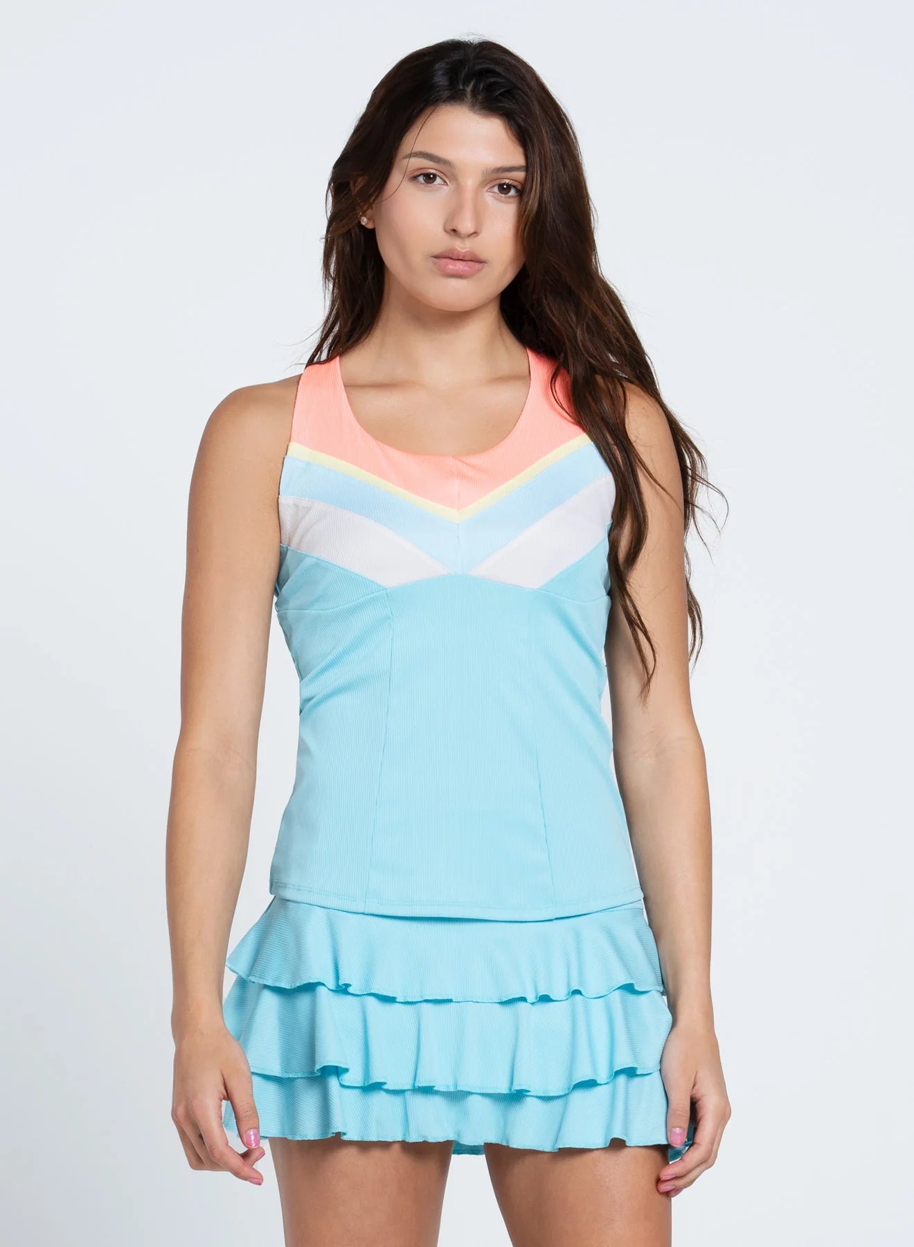 Lucky in Love Lucky Club Racerback Tank W/ Bra