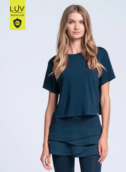 Lucky in Love TECH SEERSUCKER Power Box Tee (Multiple Colors)