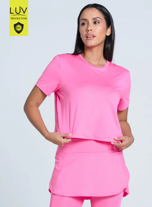 Lucky in Love TECH SEERSUCKER Power Box Tee (Multiple Colors)