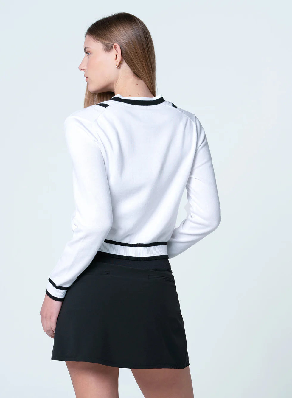 Lucky in Love Victory V-neck Sweater (Multiple Colors)