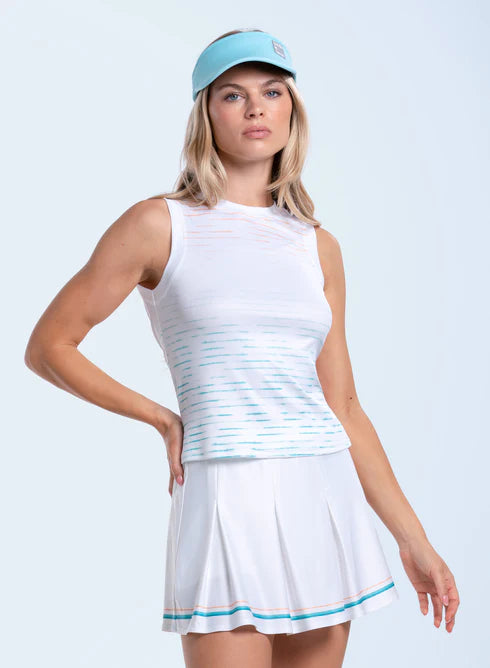 Lucky in Love MAKING WAVES Rising Tides Muscle Tank