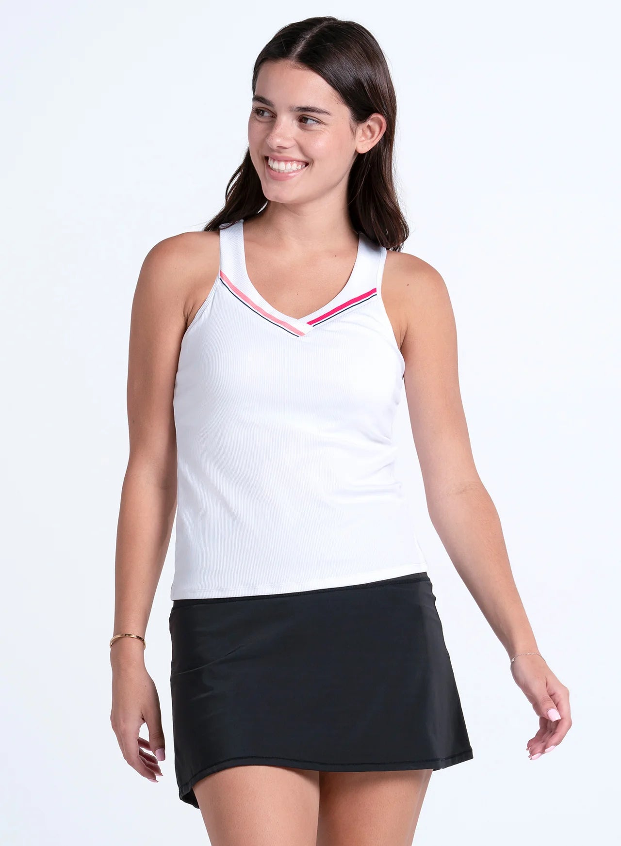 Lucky in Love THE GLOW SET Glow Stripe Sleeveless Tank