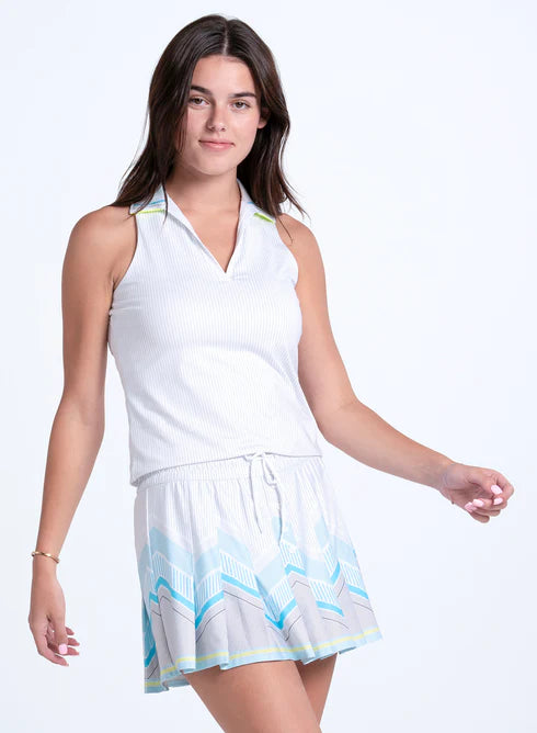Lucky in Love LAVISH LANE Pinstripe Lanes Sleeveless