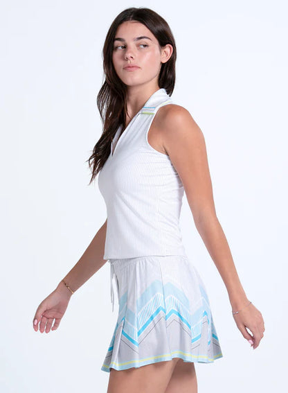Lucky in Love LAVISH LANE Pinstripe Lanes Sleeveless
