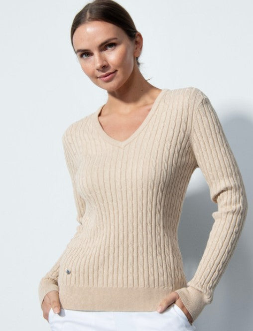 Daily Sports Hamper Cable Knit Sweater (Multiple Colors)