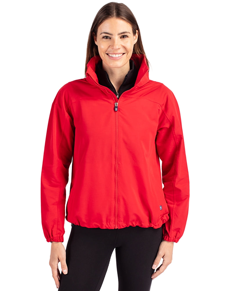 Cutter & Buck Charter Packable Full Zip Water Resistant Jacket (Multiple Colors)