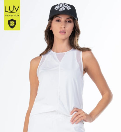 Lucky in Love Chill Out Sleeveless Tank Top (Multiple Colors)