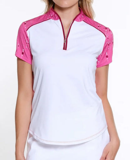 SPORT HALEY SHELTER ISLAND Christa Short Sleeve Polo