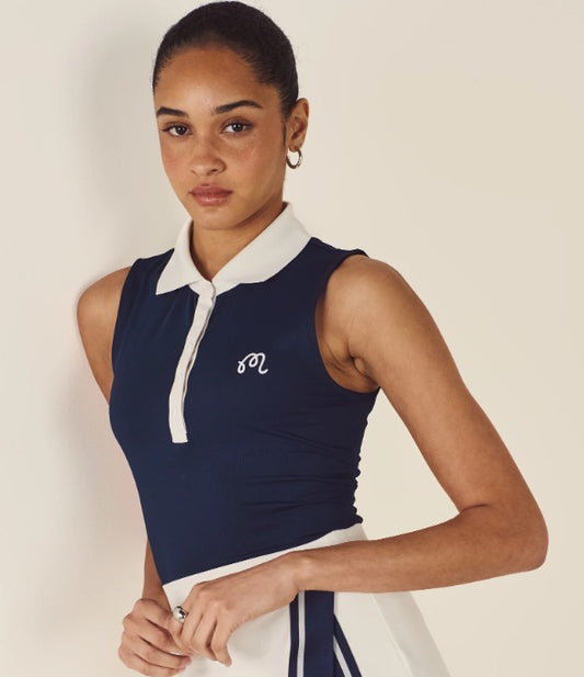 Malbon CLAUDIA SLEEVELESS POLO (Multiple Colors)