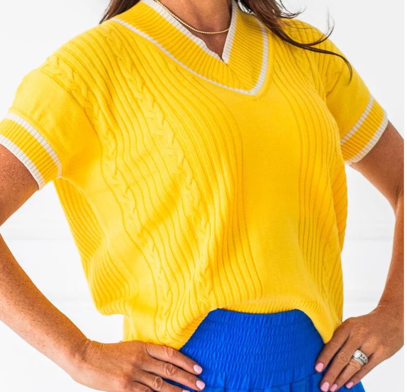 The Bubble Collier SHORT SLEEVE TOP (Multiple Colors)