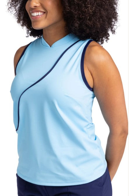 KINONA RESORT Crave the Wave Sleeveless Golf Top