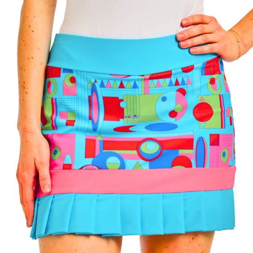 TZU TZU DARBY GEO SKORT 16"