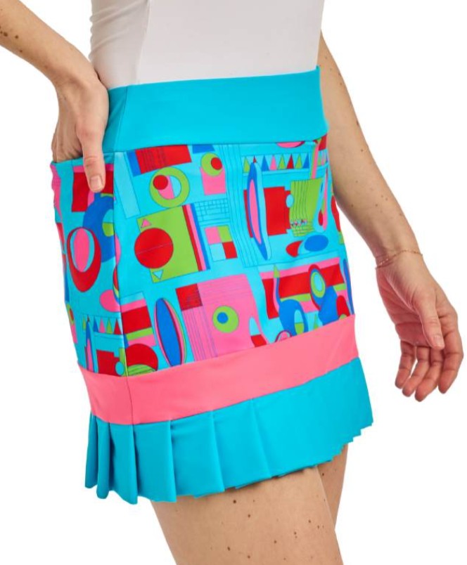 TZU TZU DARBY GEO SKORT 16"