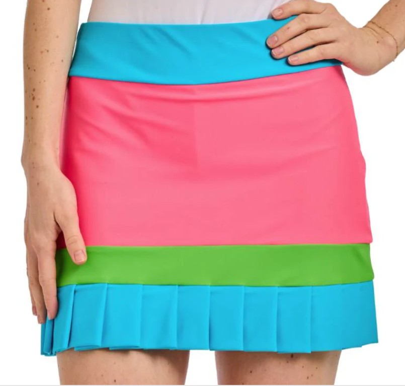 TZU TZU DARBY PUNCH-CAPRI-GRASSHOPPER SKORT 16"