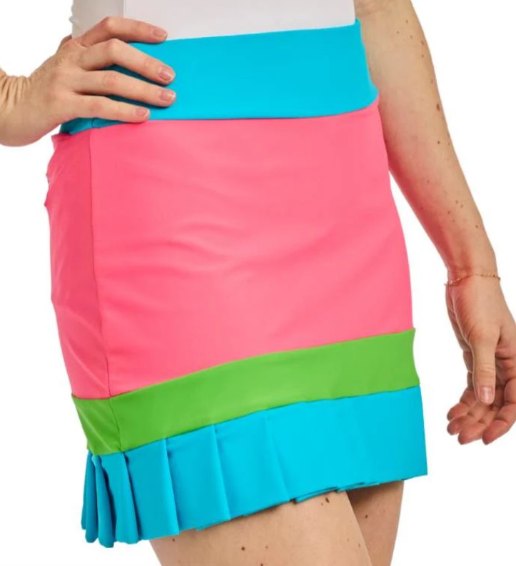 TZU TZU DARBY PUNCH-CAPRI-GRASSHOPPER SKORT 16"