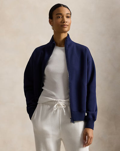 Ralph Lauren RLX LONG-SLEEVE DOUBLE KNIT PIQUE MOCK NECK JACKET (Multiple Colors)