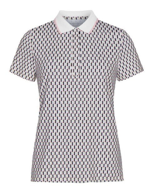 Rohnisch Modern Classic Deni Logo Short Sleeve Polo Shirt