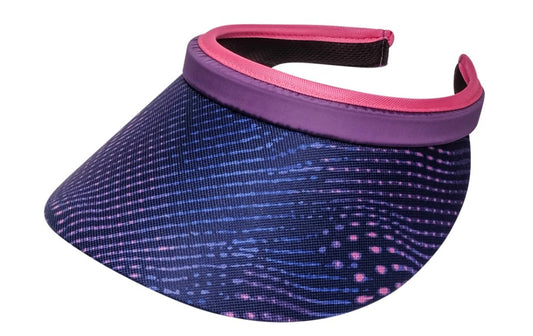 GloveIt Digital Dusk Print Solid Clip-On Visors