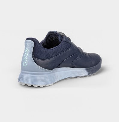 ECCO WOMEN'S GOLF S-THREE BOA SHOE in MIDNIGHT SKY